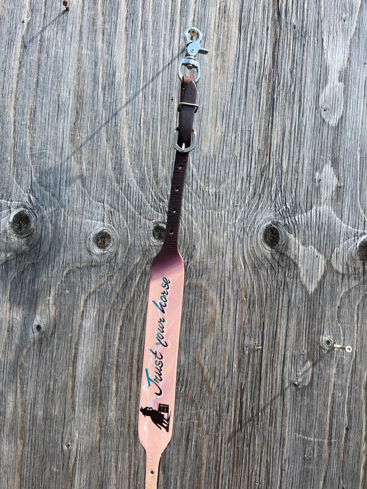 Trust your horse barrel racer wither strap