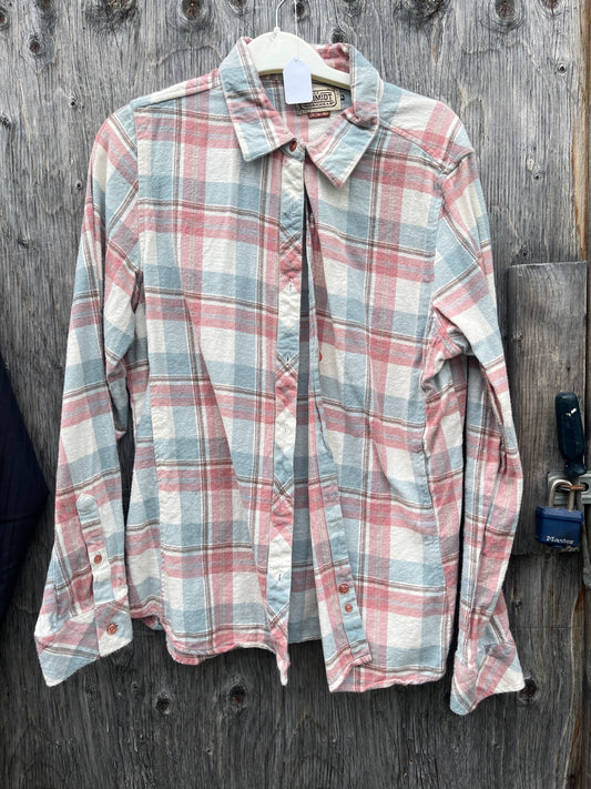 Large plaid workwear shirt