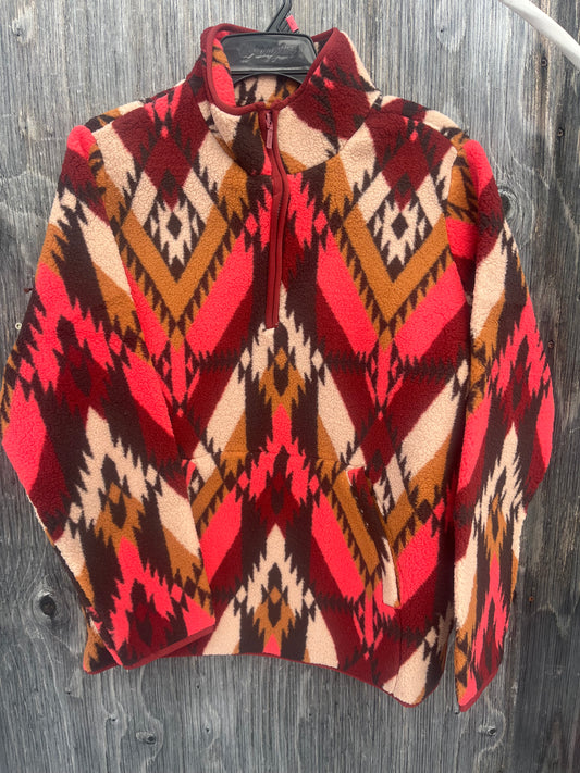 Wrangler women’s Sherpa 1/4 zip pullover