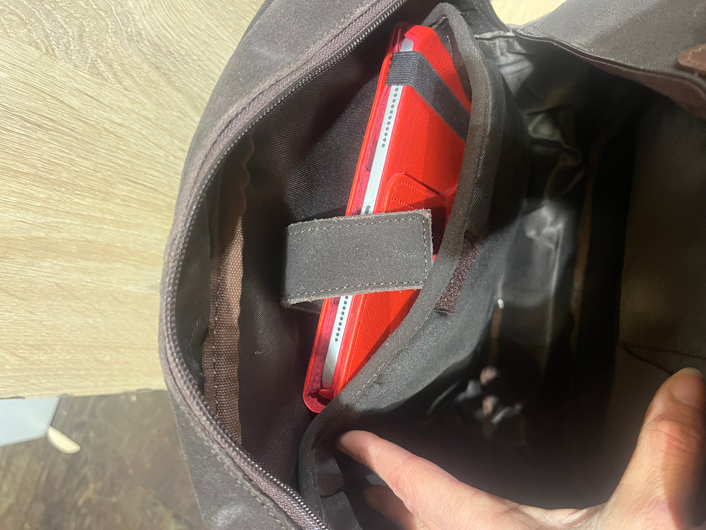 Boot stitch backpack