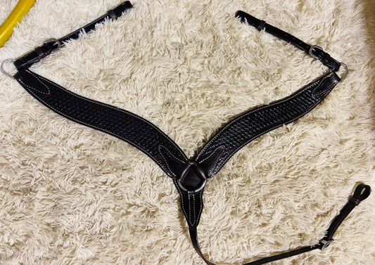 Dark oil contoured breastplate