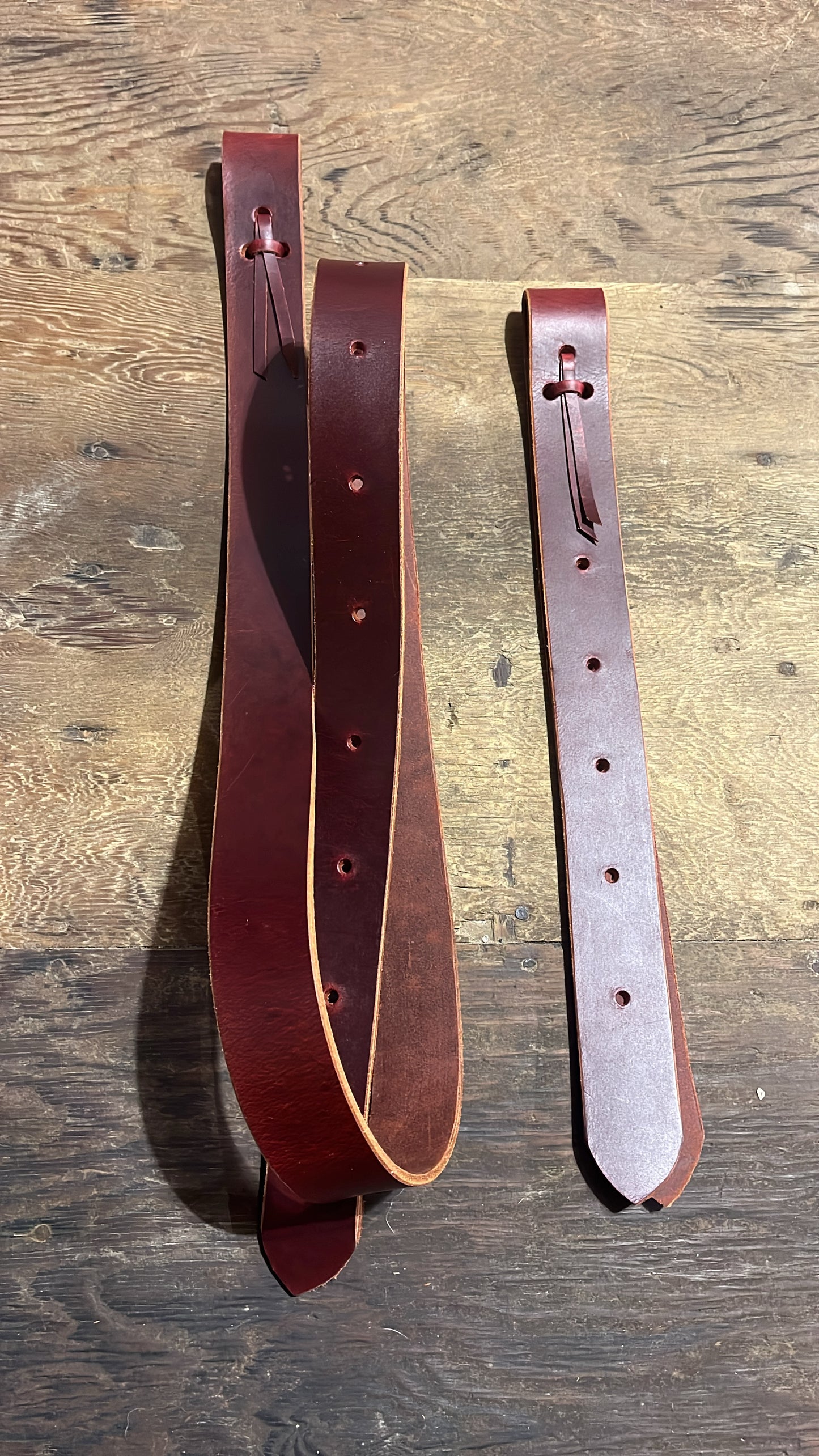 Leather latigo and off billet sets