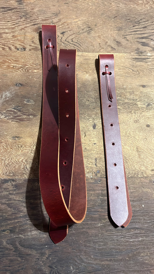 Leather latigo and off billet sets
