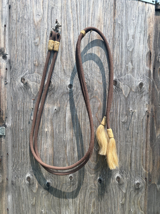 Hair end reins with snaps