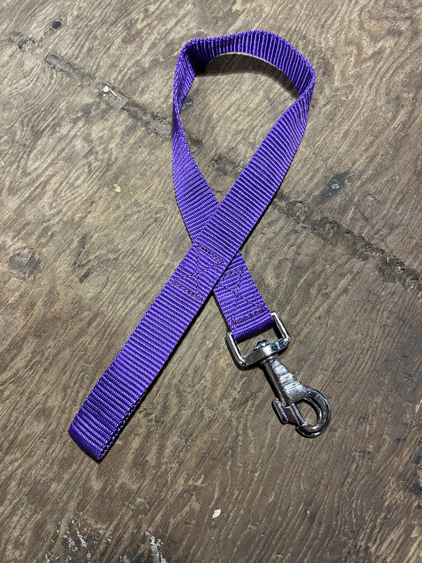 Purple bucket strap loop through