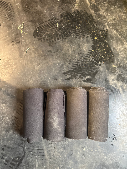 4 black bandages