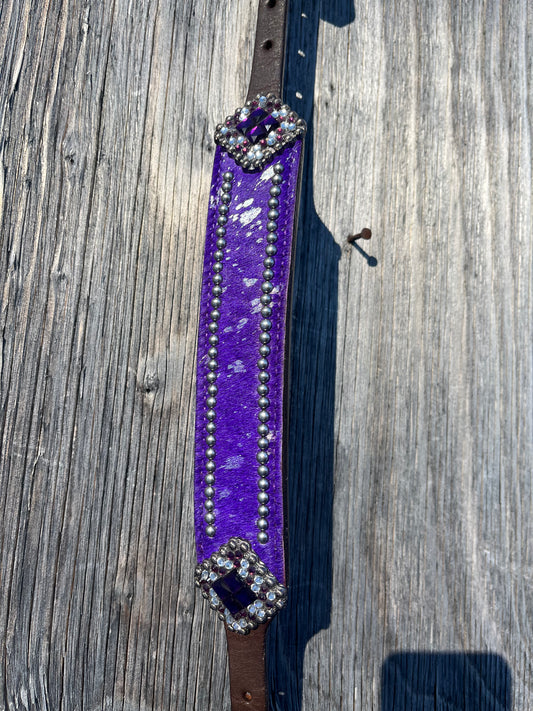 Purple acid wash wither strap