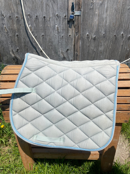Baby blue English pad with trim