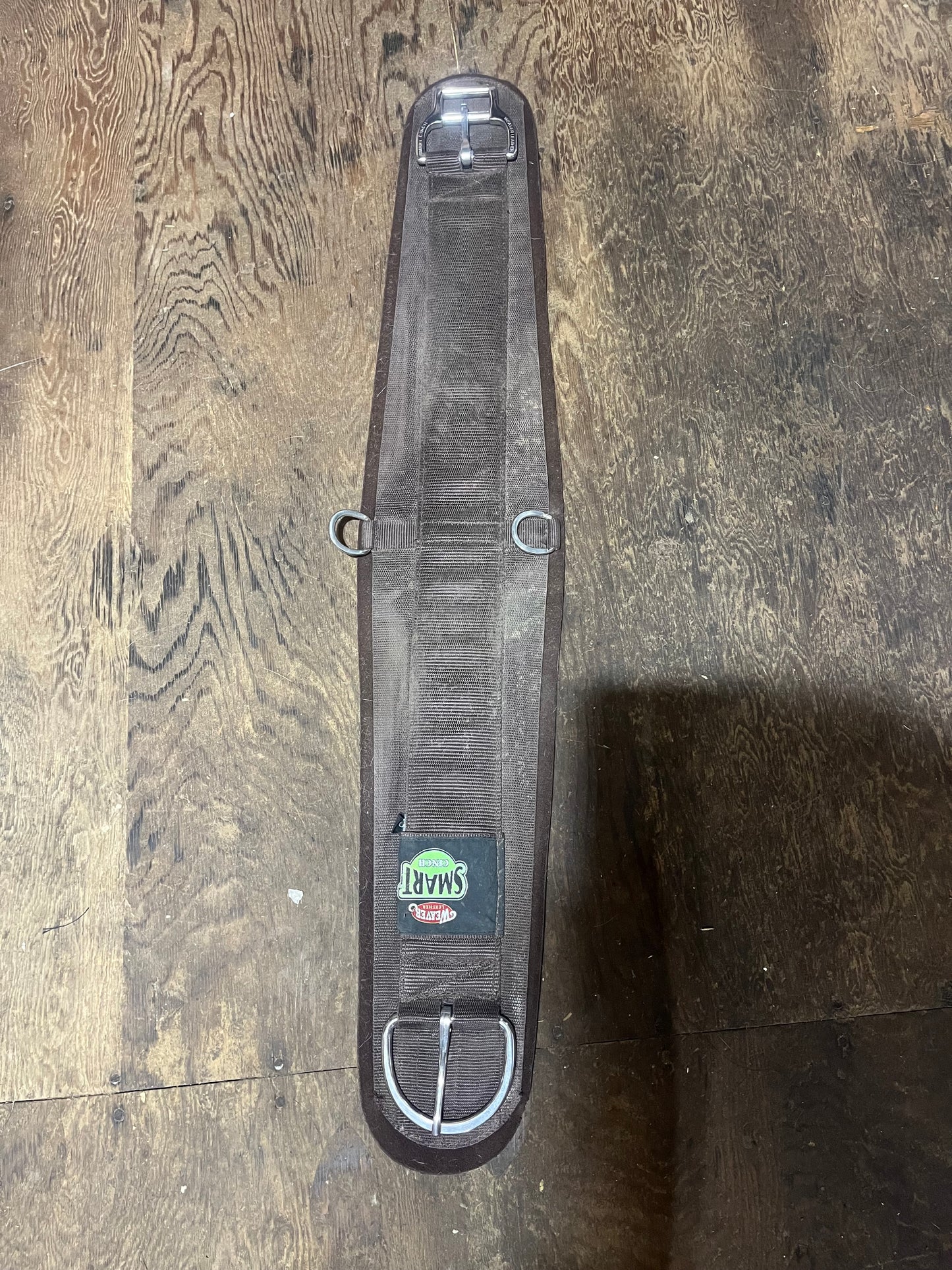 36” weaver roper cinch with removable backing and roller buckle