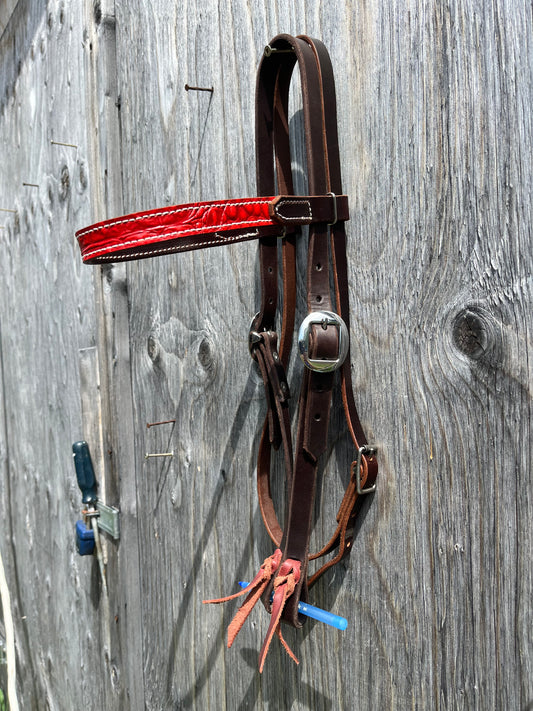 Browband leather Headstall custom