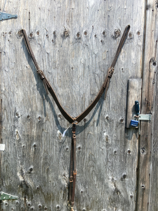 Cracked and rusty spots breastplate