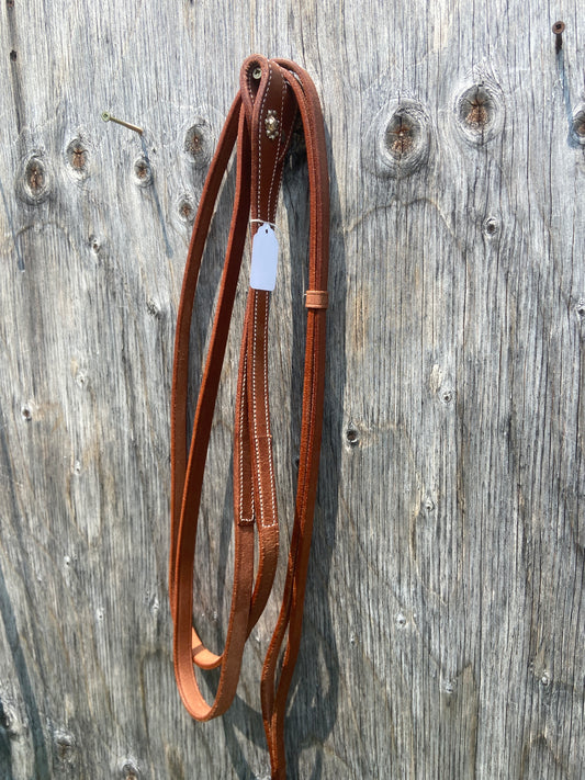 Used leather split reins