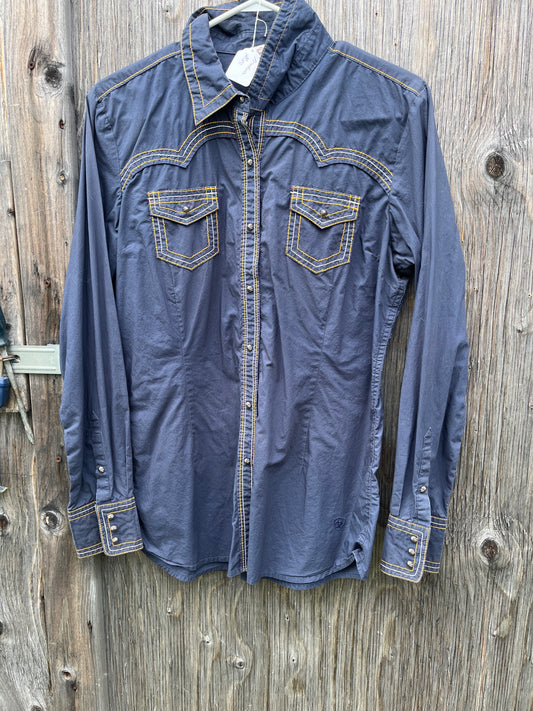 Ariat medium bleached show shirt