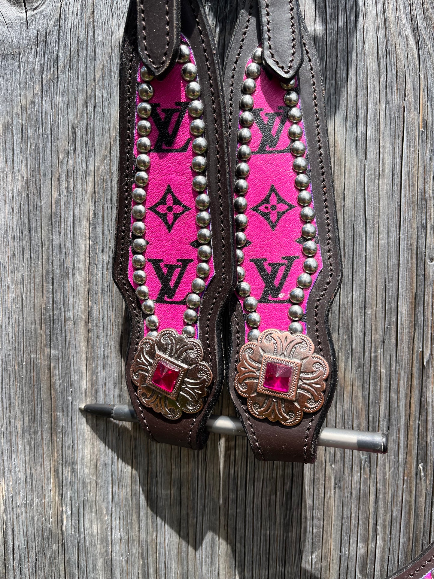 Pink Designer tack set