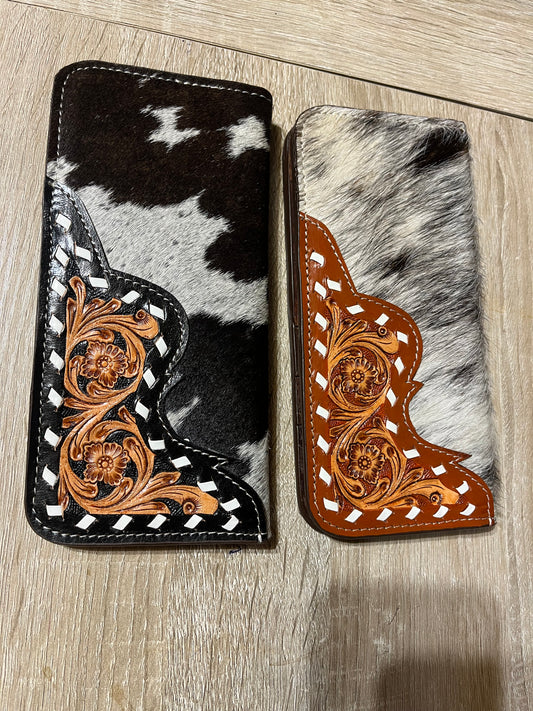Cowhide leather wallets
