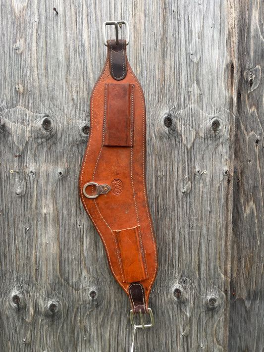 Leather Rear cinch
