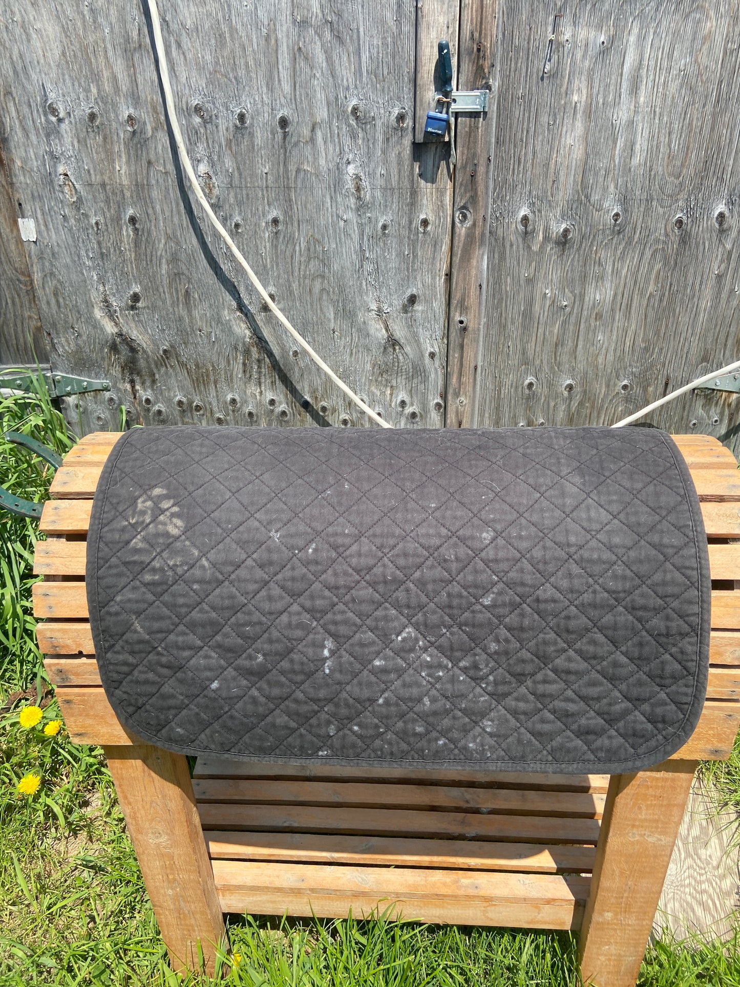 Black baby pad
