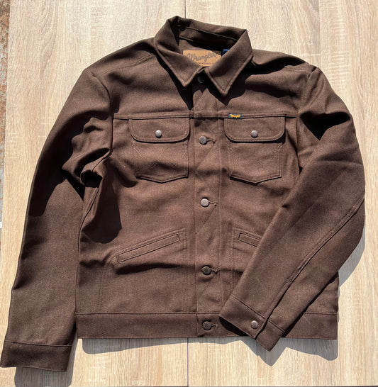 Men’s Wrangler Western Wrancher Jacket Brown