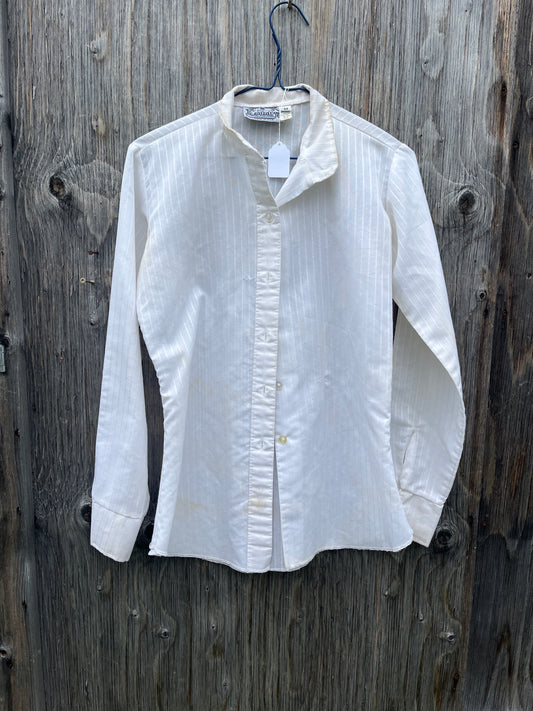 Size 32 stained white show shirt