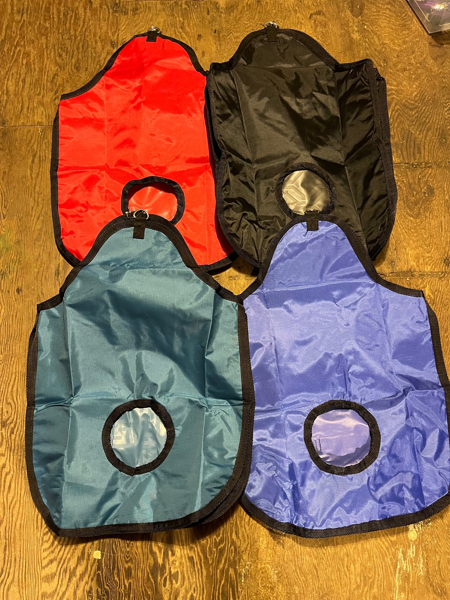 Open front top load hay bags