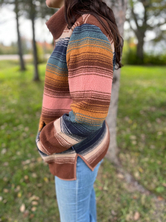 Wrangler serape Sherpa