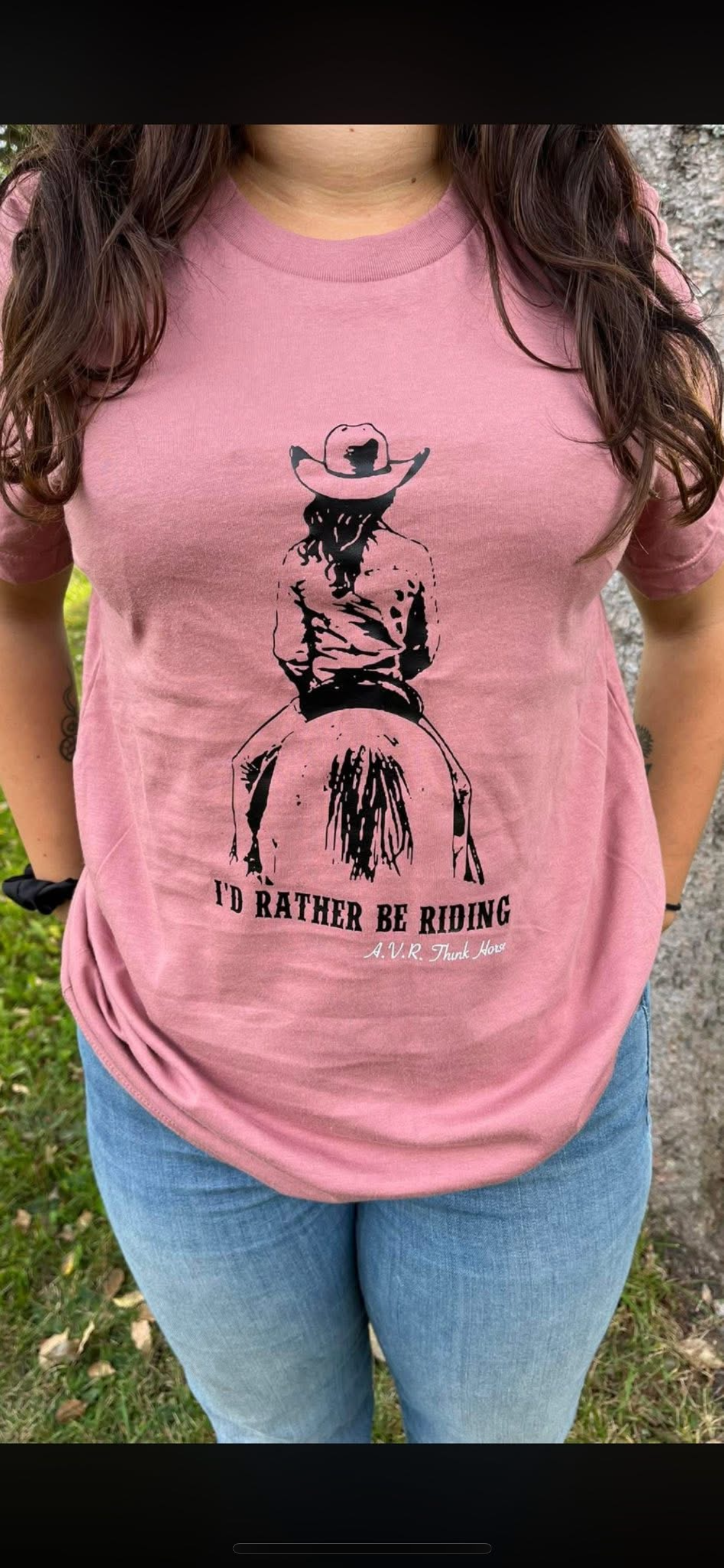 I’d rather be riding small tee