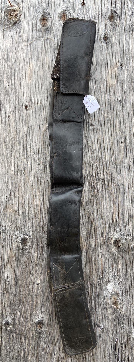 30” schleese dressage girth with leather cover