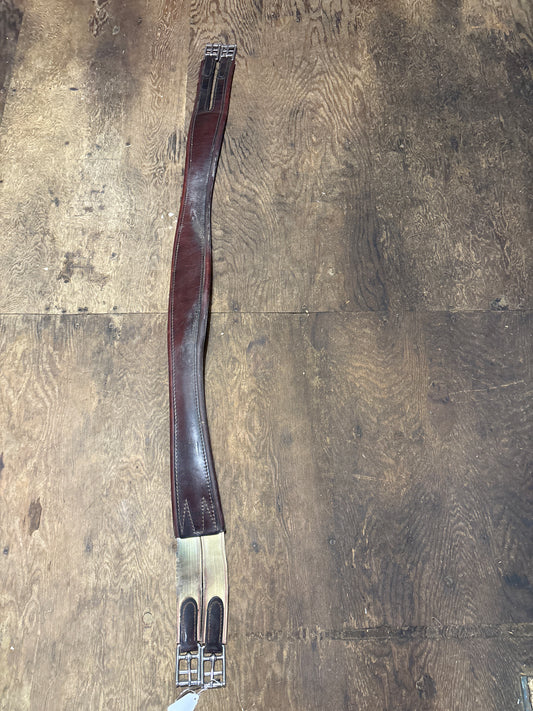 50” English leather girth