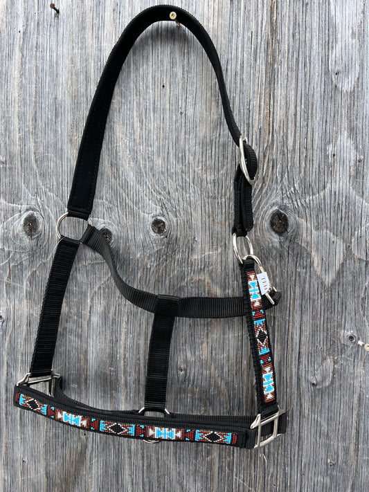 Beaded full size halter