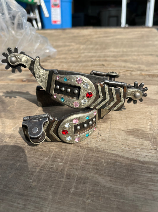 Fancy engraved spurs