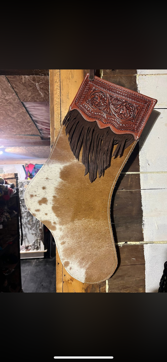 Cowhide stocking