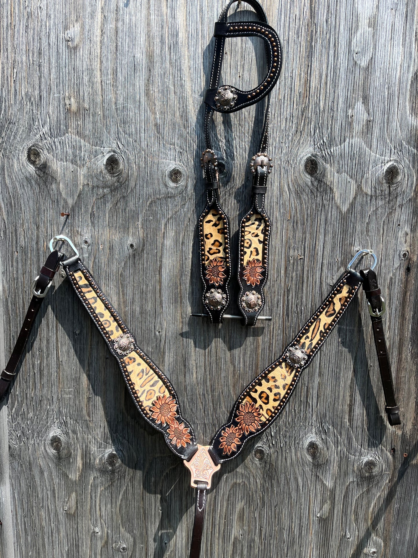 Cheetah tack set