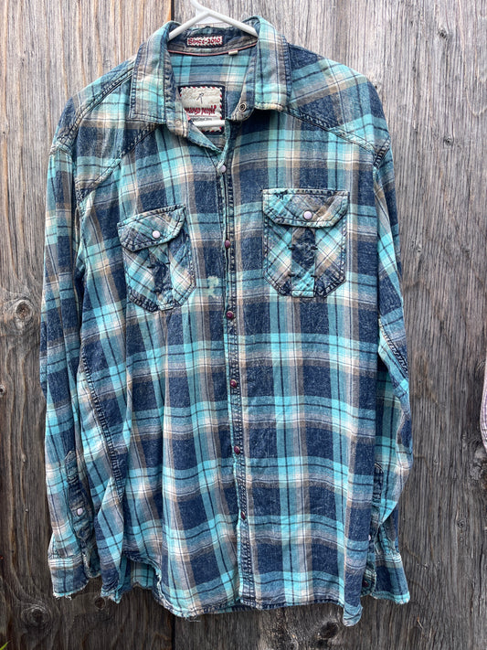Xl plaid long sleeve mango people