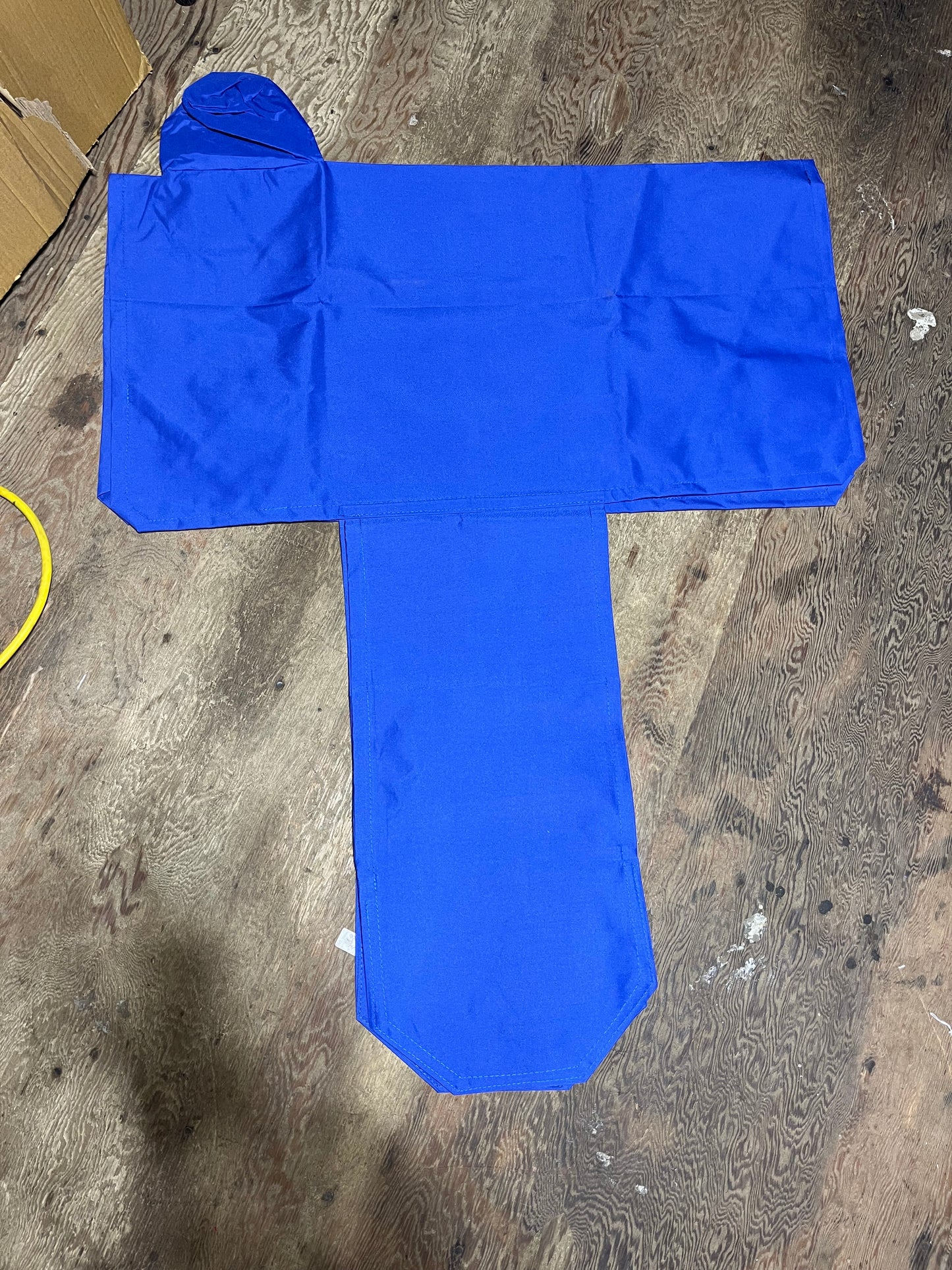 Blue western saddle cover