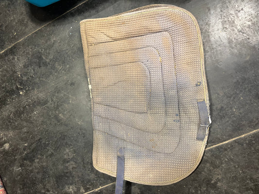 Blue dirty pad