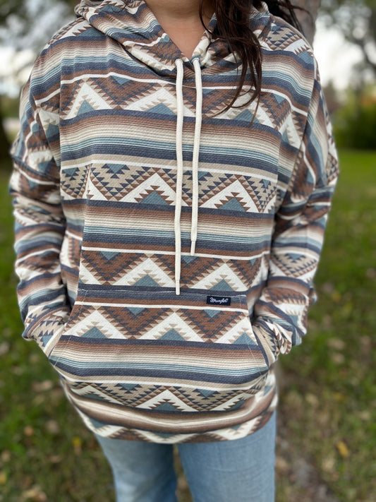 Wrangler Aztec print light hoody
