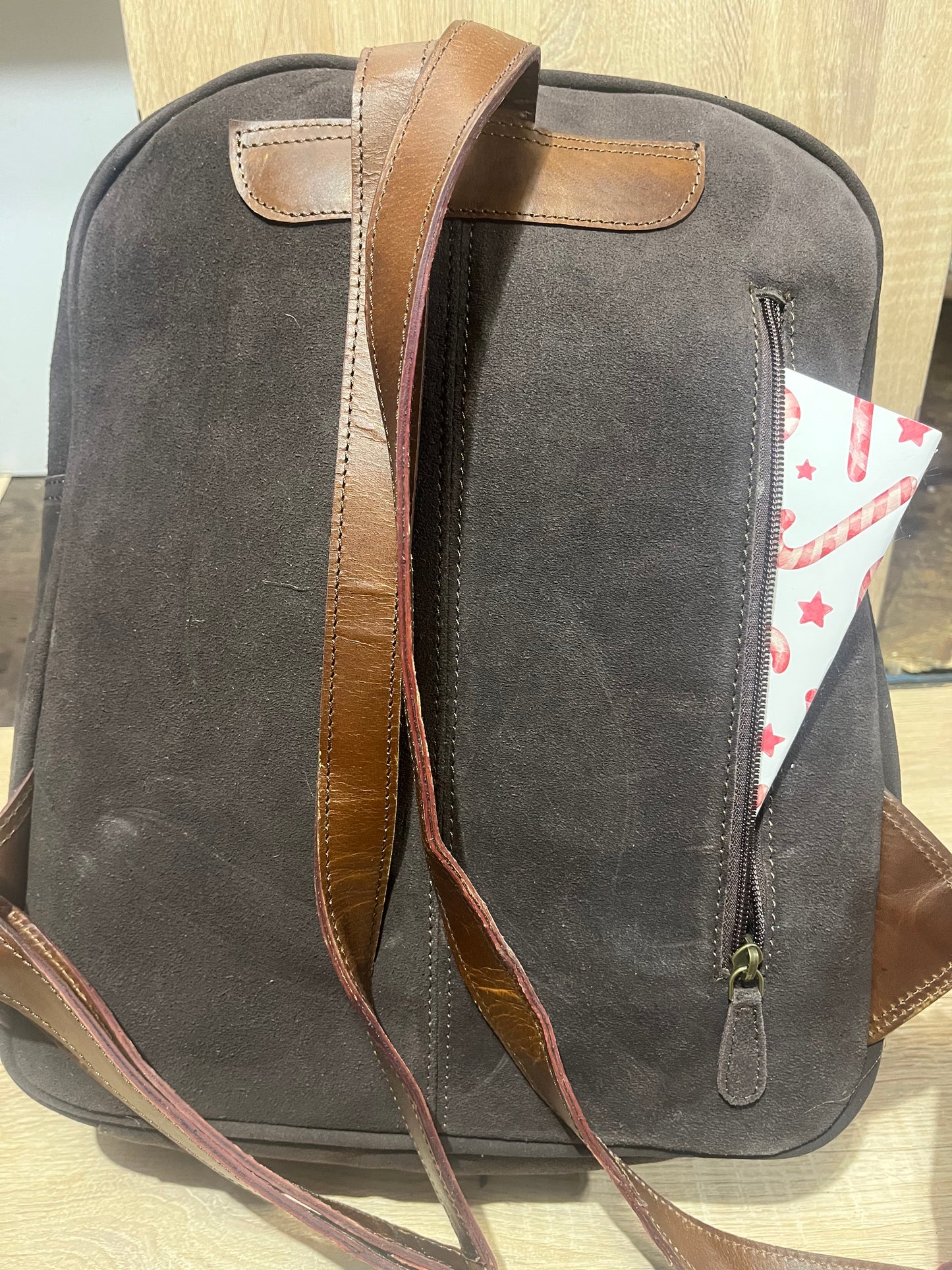 Boot stitch backpack