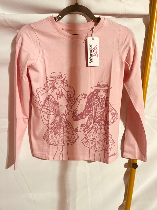 Wrangler Barbie girls long sleeve