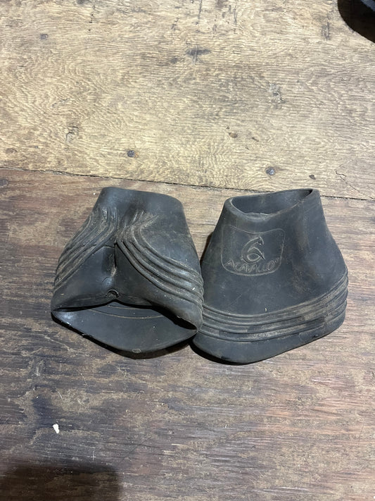 Small aCavallo gel no turn bell boots retail new 75-105