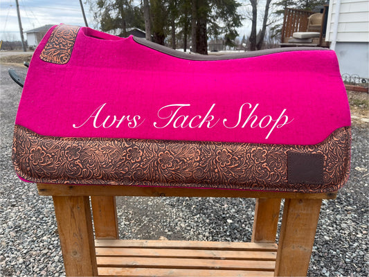 Pink brown floral 30x 7/8