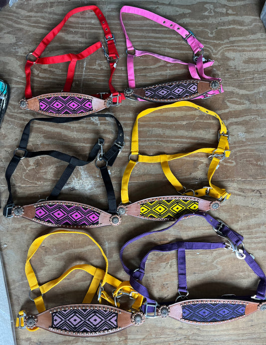 Beaded bronc halters clearance