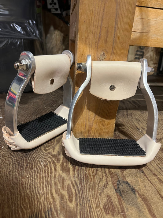 Sure grip barrel stirrups