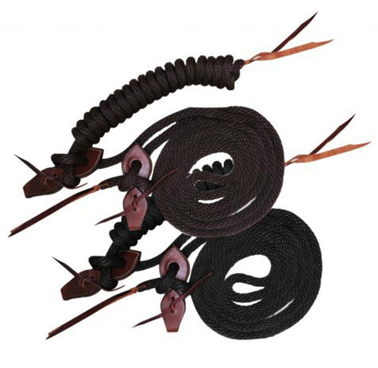 mecate reins with slobber straps