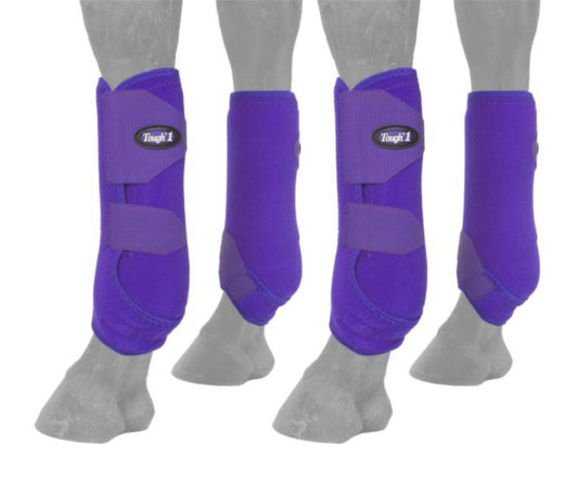 Purple smb sport boots set of four