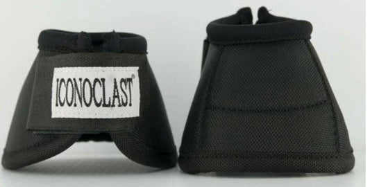 Iconoclast black bell boots