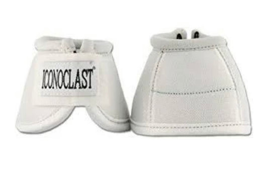 Iconoclast white bell boots