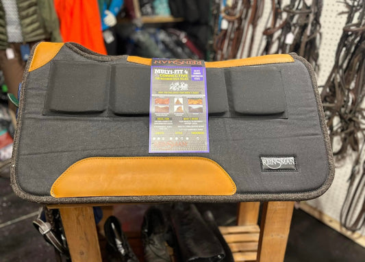 Reinsman shimmable wool felt western saddle pad