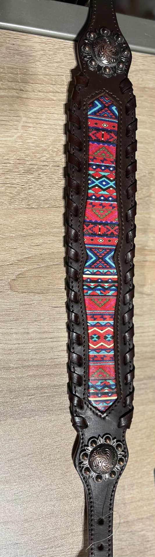 Pink Aztec wither strap