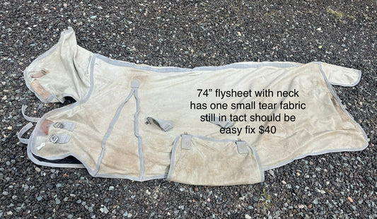 74” flysheet with neck