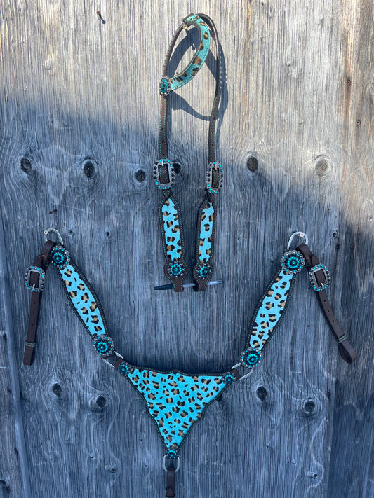 Cheetah gladiator tack set